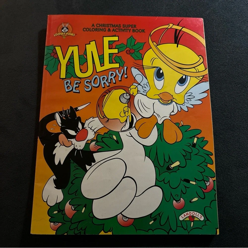 Looney Tunes‎ Sesame Street Vintage Coloring Books Unused 1986 & 1997 Gifts